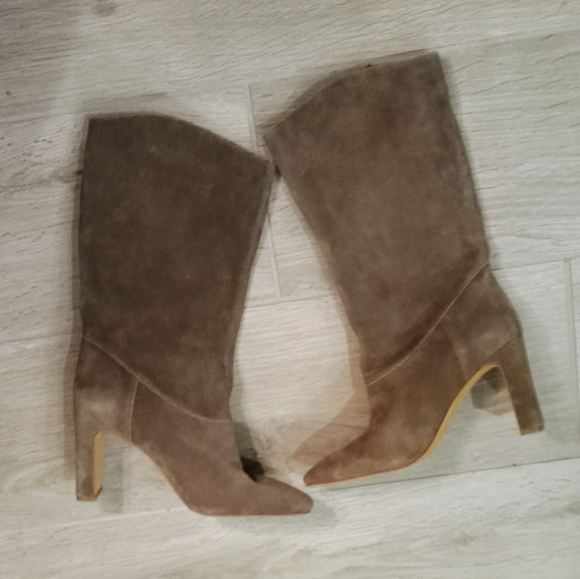 Vince Camuto Sterla Mid Calf Suede Fringe Boot NEW - Picture 6 of 7